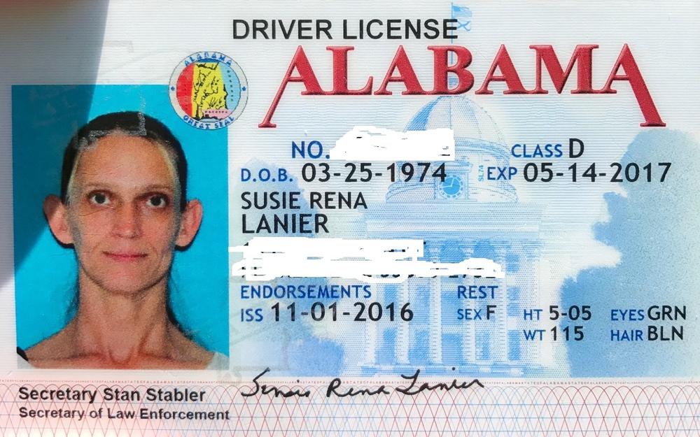 SUSIE RENA LANIER DRIVER LICENSE MODIFIED.jpg